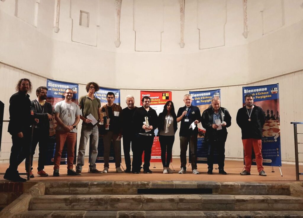 Le podium final du Classique de Perpignan 2023