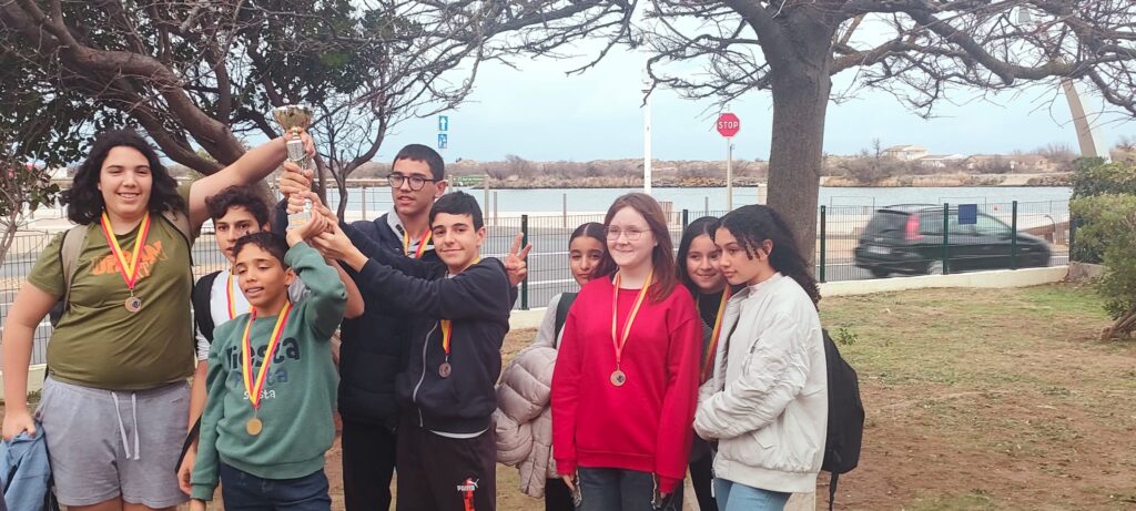 Le collège J.S. Pons de Perpignan vice Champion académique 2024