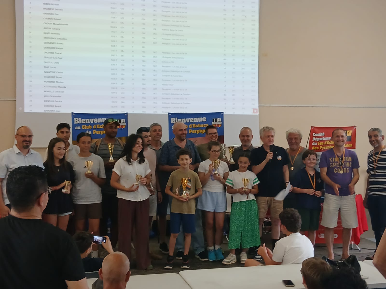 Podium du Rapide FIDE 31 Mai 2026 PERPIGNAN