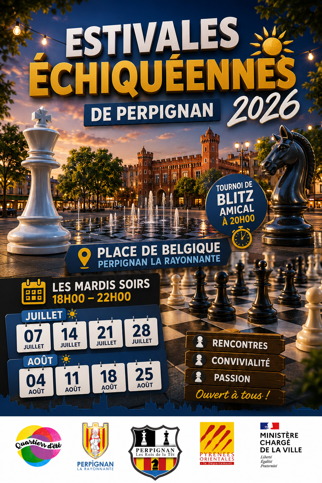 Estivales échiquéennes PERPIGNAN 2026
